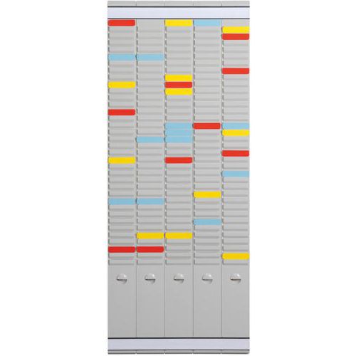 Set D'extension: 783x63mm: 35 Fentes: Gris: Planning