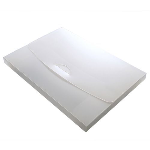 Porte-document A4: 20 Mm: Clasp: Transparent