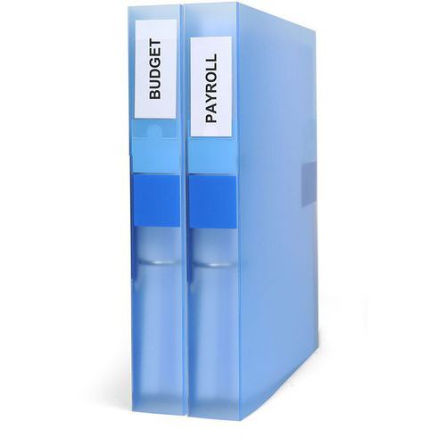 Porte-étiquettes Adhésifs Avec Bristols: Pp: 55x102mm 60pce