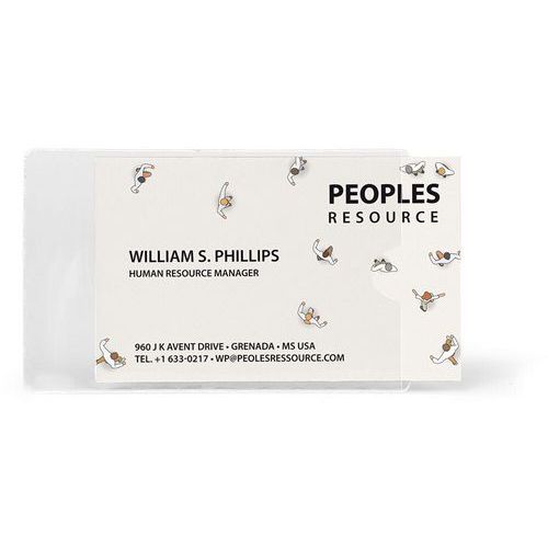 Porte-cartes De Visite Adhésifs: Ouverture Petite Côté 60x95