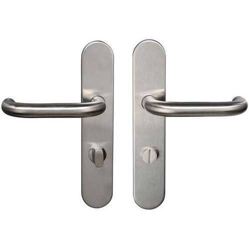 Poignée De Porte Inox Sur Plaque Tempo New Wave Condamnation