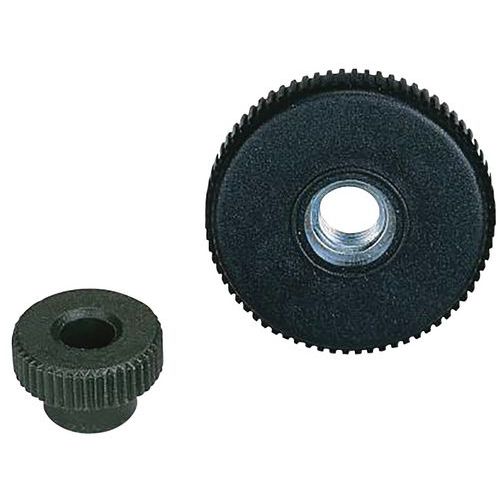 Boutet - Bouton SN Polyamide Acier M6 D.20mm - Ø 20mm - Filetage 6mm
