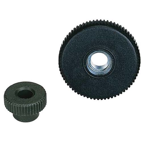 Boutet - Bouton SN Polyamide Ø25mm - Insert Acier M6 - Filetage 6mm - Résistant et Durable