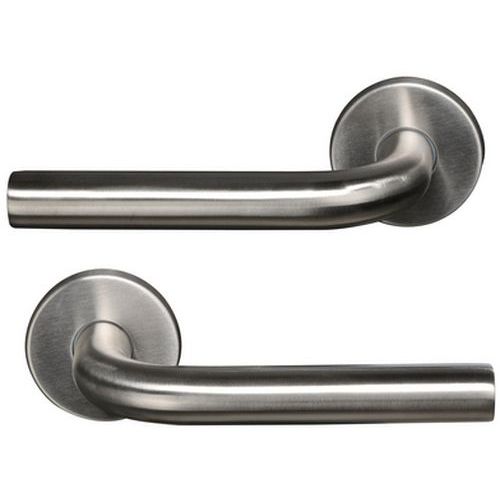 Poignées De Porte Sur Rosace Inox Tempo Pop