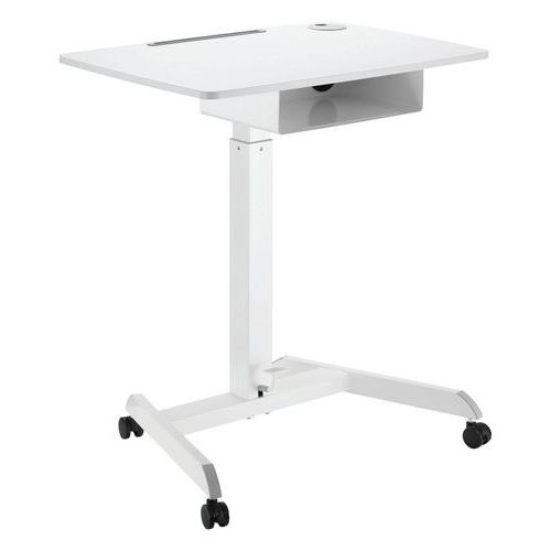 Poste De Travail Mobile à Hauteur Réglable Avec Tiroir 80cm - Vivolink