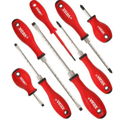 Jeu De 8 Tournevis Magnétiques En Ã‰tui Textile