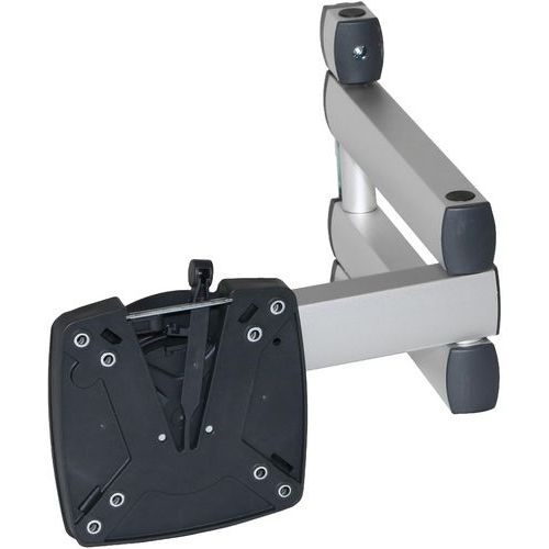 Treston - Bras articulé pour écran plat - Gris - Charge 10 kg - Éco-responsable