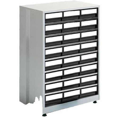 Treston - Armoire de stockage haute densité ESD - 24 tiroirs - Acier - 870x605x410 mm - Charge 240 kg - Éco-responsable