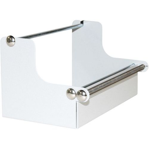Treston - Distributeur d'étiquettes mécanique Gris Clair - Acier Époxy - 214x128x120mm - Pour ASSA4/Tablette