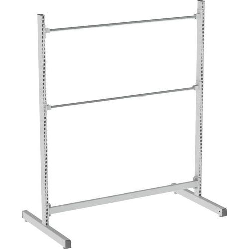 Treston - Support Rouleaux Matériel Emballage M1500 - Acier Éco-responsable - Gris Clair - 1400mm