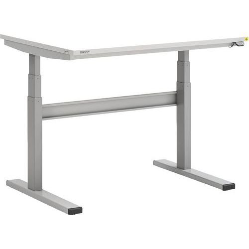 Treston - Établi motorisé M900 - Gris - Hauteur réglable 630-1270mm - Charge 200kg - Acier - Ergonomique