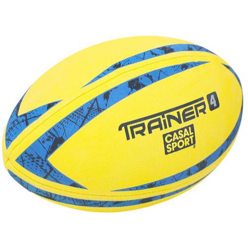 Casal Sport - Ballon de Rugby Taille 4 Trainer - Vinyle Gazon - Idéal Entraînement