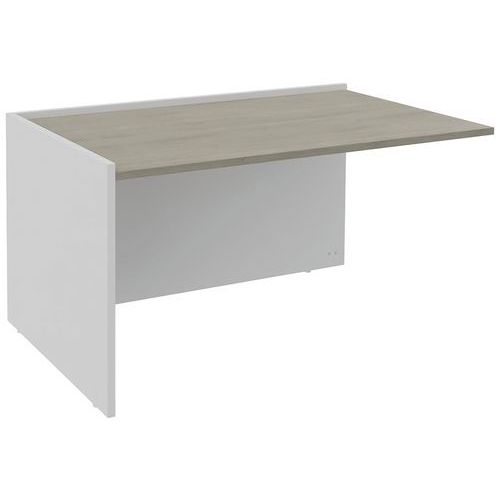 Module Départ Bas Ola Largeur 1225 Cm Blanc Perle/ Chêne Gris