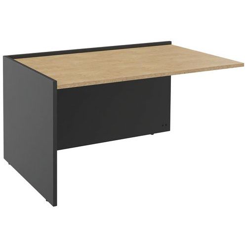 Module Départ Bas Ola Largeur 1425 Cm Anthracite/ Chêne Clair