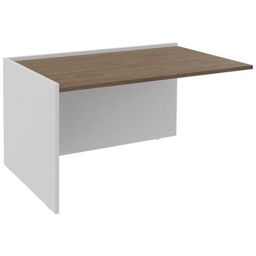 Module Départ Bas Ola Largeur 1425 Cm Blanc Perle/ Noyer