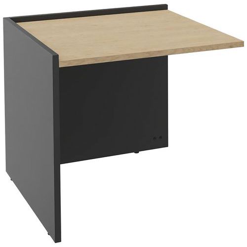 Module Départ Bas Ola Largeur 825 Cm Anthracite/ Chêne Clair