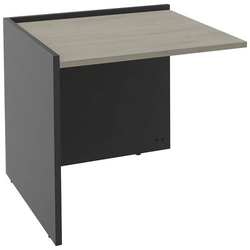 Module Départ Bas Ola Largeur 825 Cm Anthracite/ Chêne Gris