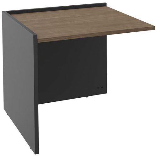 Module Départ Bas Ola Largeur 825 Cm Anthracite/ Noyer