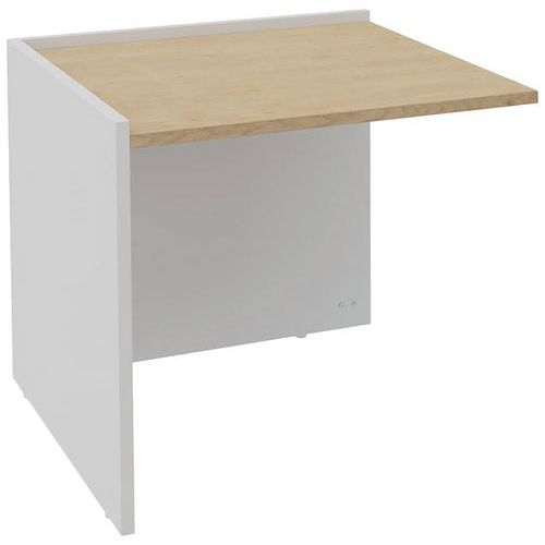 Module Départ Bas Ola Largeur 825 Cm Blanc Perle/ Chêne Clair