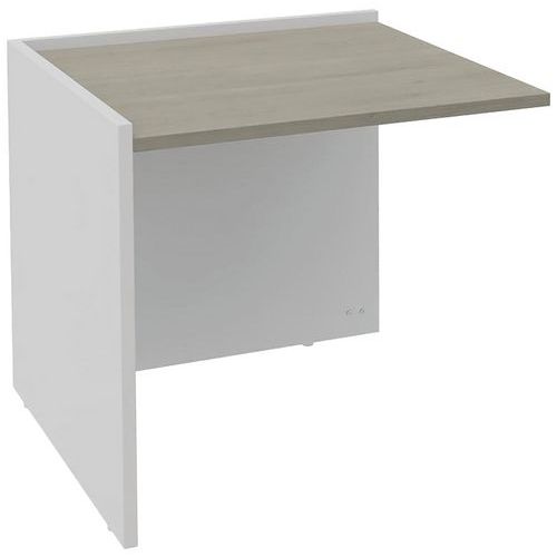 Module Départ Bas Ola Largeur 825 Cm Blanc Perle/ Chêne Gris