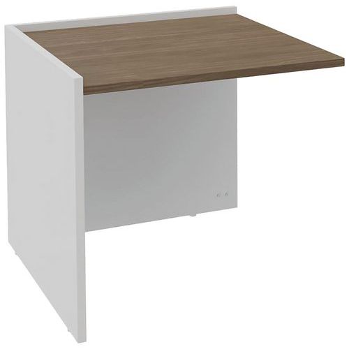 Module Départ Bas Ola Largeur 825 Cm Blanc Perle/ Noyer