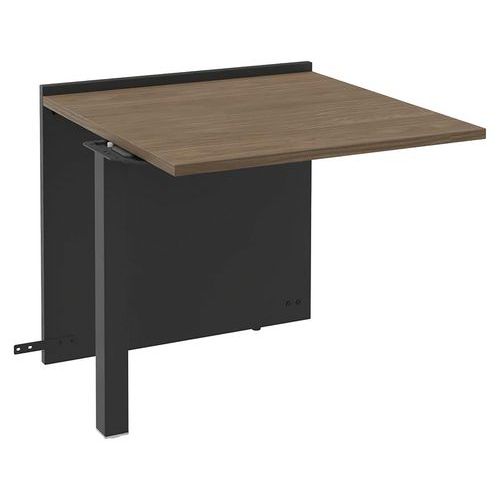 Module Suivant Bas Ola Largeur 80 Cm Anthracite/ Noyer