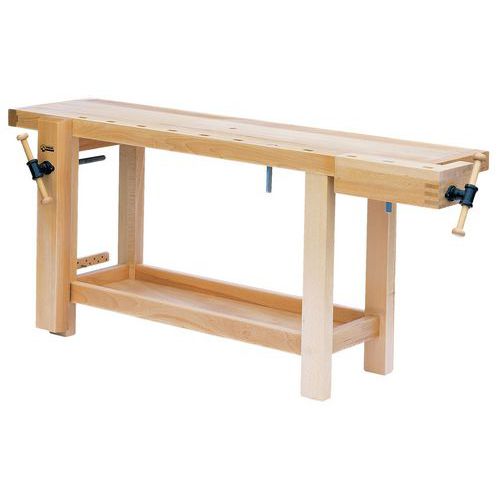 Etabli Menuisier Ébéniste - Presse Serrage Rapide et Verticale 1500 x 500 mm - Etablis Francois