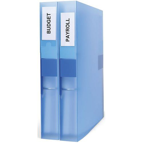 Porte-étiquettes Adhésifs Avec Bristols: Pp: 75x150mm 50pce