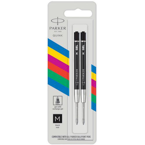 Recharge Stylo ParkerÂ® Quink 2 Gel 0.7mm Noir - ParkerÂ®