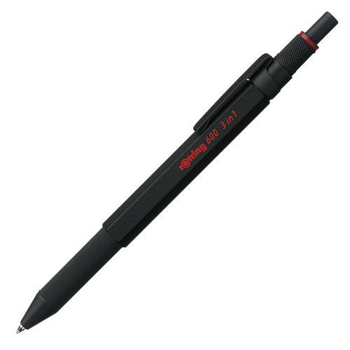 Stylo Multi-couleurs Et Porte Mine 3 En 1 - Noir - RotringÂ®