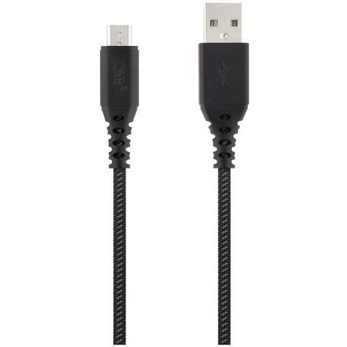 Câble Usb/micro Usb 1.5m - Xtremwork - Noir/gris - T'nb