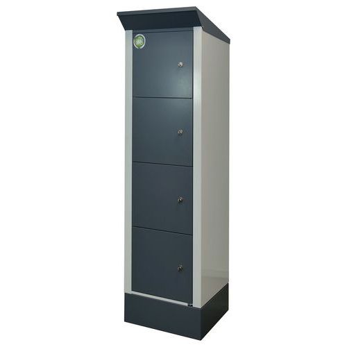 Station De Recharge E-bike Serrure à Consigne Gris7035/anthra. Ncs6502