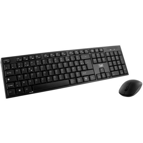 Ensemble Clavier / Souris Sans Fil Classy - Noir - T'nb