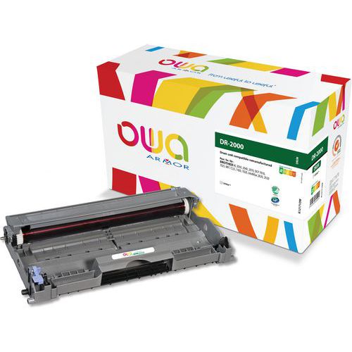 Brother Dr-2000 Tambour Remanufacturé Noir