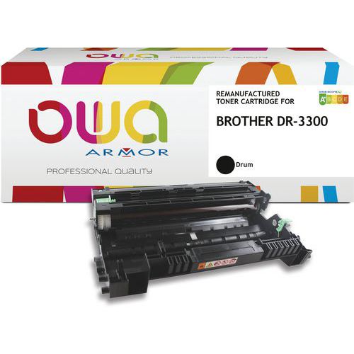 Brother Dr-3300 Tambour Remanufacturé Noir