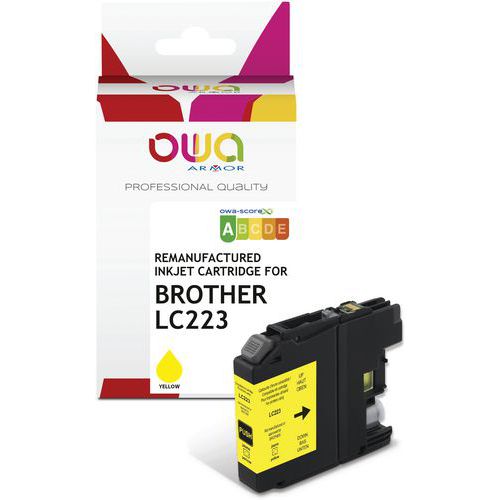 Brother Lc223 Cartouche D'encre Remanufacturée Jaune