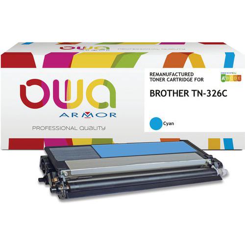 Brother Tn-326c Toner Remanufacturé Cyan