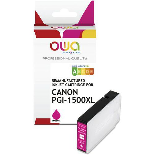 Canon Pgi-1500xl Encre Remanufacturée Haute Capacité Magenta