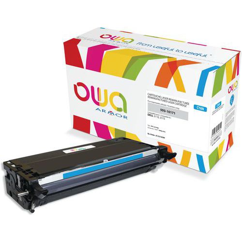 Dell 593-10171 Hc Toner Remanufacturé Haute Capacité Cyan