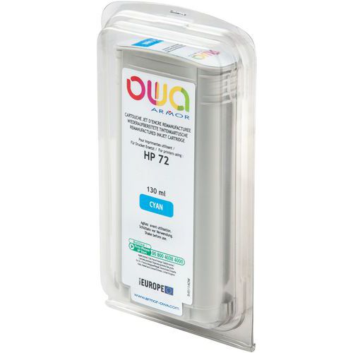Hp 72 Cartouche D'encre Traceur Remanufacturée Cyan