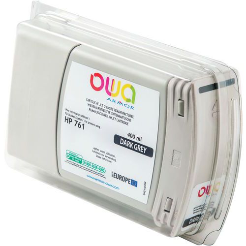 Hp 761 Cartouche D'encre Traceur Remanufacturée Gris Foncé