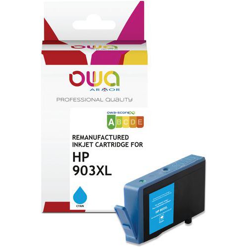 Hp 903xl Cartouche D'encre Remanufacturée Haute Capacité Cyan