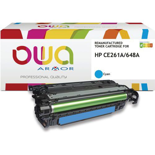 Hp Ce261a Toner Remanufacturé Cyan