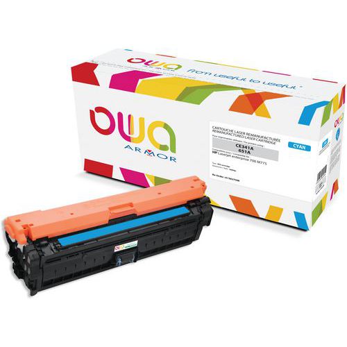 Hp Ce341a Toner Remanufacturé Cyan