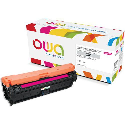 Toner remanufacturé HP CE343A - OWA Toner remanufacturé HP CE343A - OWA