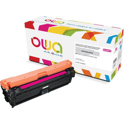 Hp Ce743a Toner Remanufacturé Magenta