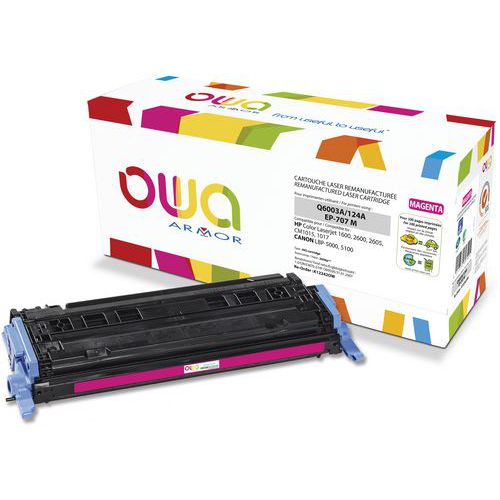 Hp Q6003a Canon 707m Toner Remanufacturé Magenta