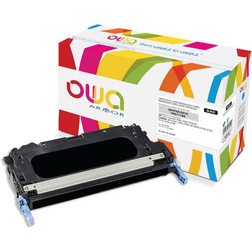 Hp Q6470a Canon 711bk Toner Remanufacturé Noir