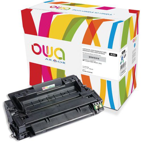 Hp Q7551x Toner Remanufacturé Haute Capacité Noir