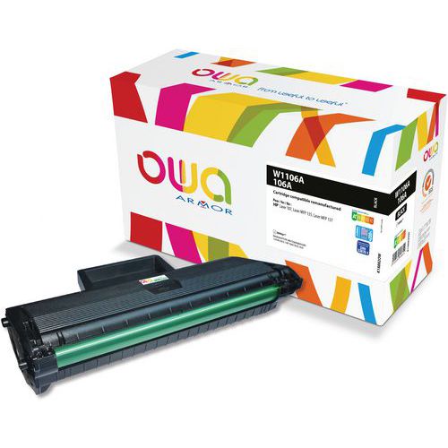 Hp W1106a Toner Remanufacturé Très Très Haute Capacité Noir